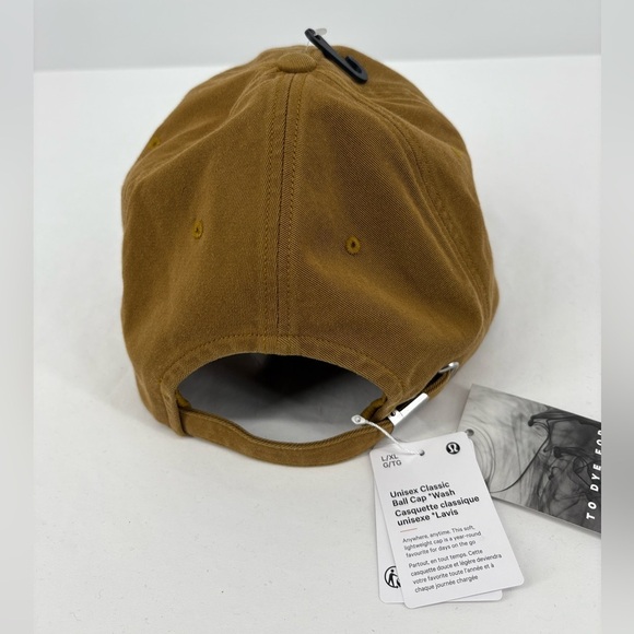 Lululemon Unisex Classic Ball Cap Color Wash Dark Walnut/Spiced Chai - Picture 3 of 6